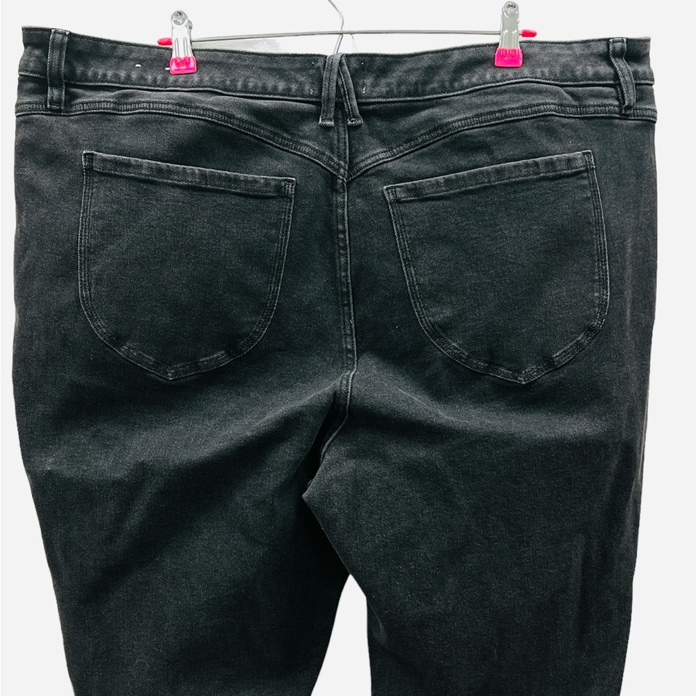 Lane Bryant Signature Fit Mid Rise Straight Dark Brown Jeans Plus Size 24 - Picture 7 of 11
